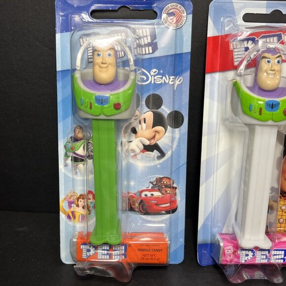 Lot Of 3 Buzz Lightyear PEZ  Disney / Toy Story 4  To Infinity And Beyond! USA - Picture 2 of 9